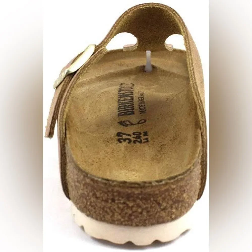 Birkenstock Gizeh Washed Metallic Pink